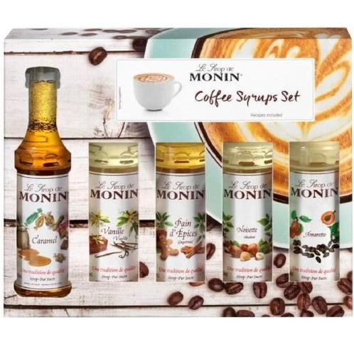 Monin Siroop Set Koffie 5x50ml, Hobby en Vrije tijd, Taarten en Cupcakes maken, Nieuw, Verzenden