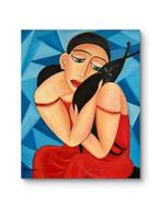 Olena Blinnikova (XX-XXI) - Cat Woman - No Reserve, Antiek en Kunst