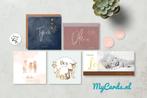 Geboortekaartjes, trouwkaarten en jubileumkaarten bestellen., Design of Ontwerp