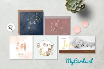 Geboortekaartjes, trouwkaarten en jubileumkaarten bestellen.