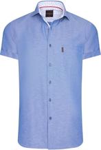 2dekans | Cappuccino Italia Heren Overhemd – Royal Blue –, Kleding | Heren, Overhemden, Ophalen of Verzenden, Zo goed als nieuw