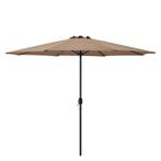 Parasol Budapest tuinparasol met zwengel Ø300 cm beige casa., Verzenden, Nieuw