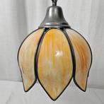 Lamp - Tulp hanglamp - Glas-in-lood, Tin
