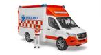 Bruder MB Sprinter ambulance incl.chauffeur, Kinderen en Baby's, Speelgoed | Speelgoedvoertuigen, Nieuw, Ophalen of Verzenden