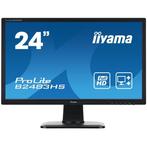 iiyama ProLite B2483HS-B1 - 24 inch - 1920x1080 - DVI - HDMI, Verzenden, Zo goed als nieuw