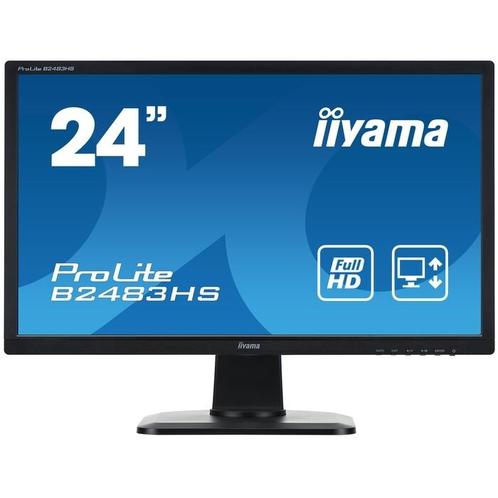 iiyama ProLite B2483HS-B1 - 24 inch - 1920x1080 - DVI - HDMI, Computers en Software, Monitoren, Zo goed als nieuw, Verzenden