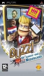 Buzz! De Slimste van Nederland (psp tweedehands game), Ophalen of Verzenden, Zo goed als nieuw