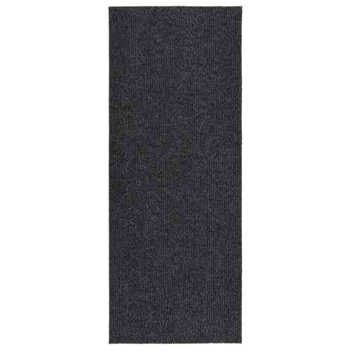vidaXL Droogloopmat 100x250 cm antracietkleurig, Huis en Inrichting, Stoffering | Tapijten en Kleden, Nieuw, Verzenden