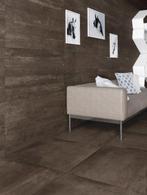 Vloertegel Castelvetro Concept Land Moka Bruin 60x60, 60 cm of meer, Nieuw, Ophalen of Verzenden, 10 m² of meer
