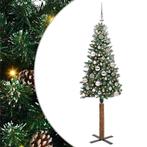 vidaXL Slanke Kerstboom Groen 150 cm PVC en massief, Diversen, Kerst, Verzenden, Nieuw