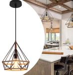 Vintage Henneptouw Hanglamp – Industrieel Plafondlamp E27, Huis en Inrichting, Lampen | Hanglampen, Verzenden, Nieuw