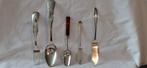Bestekset (5) - Antiek Zilver Bestek, w.o. Biedermeier, 19e, Antiek en Kunst