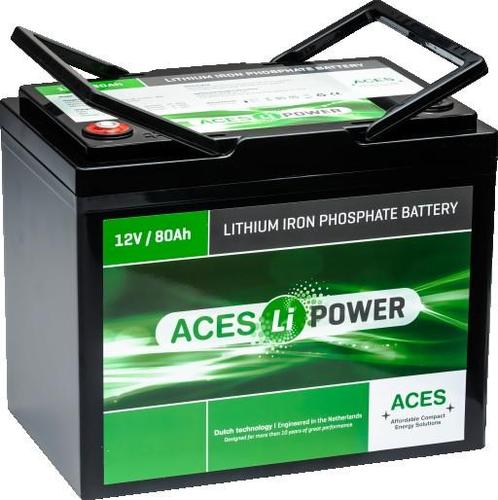 ACES Lithium Accu HF Serie AL12V80HFA-BT 12V 80Ah, Auto-onderdelen, Accu's en Toebehoren, Ophalen of Verzenden