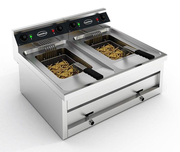 Combisteel friteuse | 2x12 liter | tafel model | elektrisch, Zakelijke goederen, Horeca | Keukenapparatuur, Nieuw in verpakking