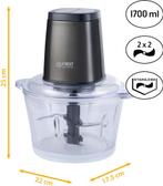 TZS First Austria versnipperaar, 1,7L glazen container, 500W, Verzenden, Zo goed als nieuw