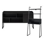 2-delige meubelset Storfjord TV meubel en bureau zwart set 4, Huis en Inrichting, Woonaccessoires | Wandplanken en Boekenplanken