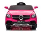 Kinderauto, Mercedes-Benz GLC Coupe Roze,12V, leder,eva, RC,, Kinderen en Baby's, Speelgoed | Speelgoedvoertuigen, Ophalen of Verzenden