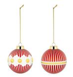 Decoratief ornament - Alessi - Set van 2 kerstbalen