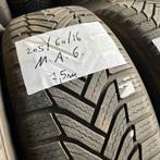 2 x Michelin Alpin 6 205-60-16 Winterbanden 7,5mm, Auto-onderdelen, Gebruikt, 16 inch, Band(en), Personenwagen