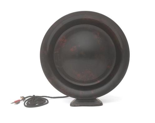 Een bakkeliet luidspreker Philips begin 20e eeuw, Antiek en Kunst, Curiosa en Brocante
