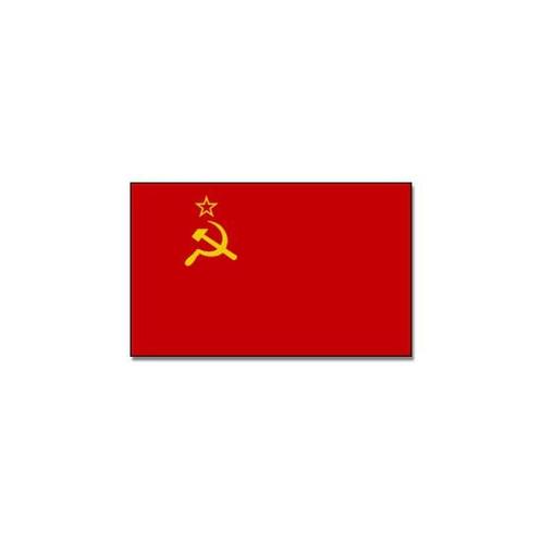 Gevelvlag/vlaggenmast vlag Sovjet Unie 90 x 150 cm - Rusla.., Hobby en Vrije tijd, Feestartikelen, Ophalen of Verzenden