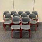 Tweedehands complete set 11 stuks schoolstoelen zith. 47 cm,, Huis en Inrichting, Stoelen, Ophalen of Verzenden, Gebruikt, Stof