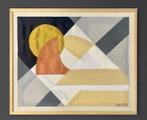 Hans Beers (1946) - Tableau en patchwork de Soie décor