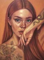 Laura Segatori - She n° 118 dalla serie bad girl, Antiek en Kunst