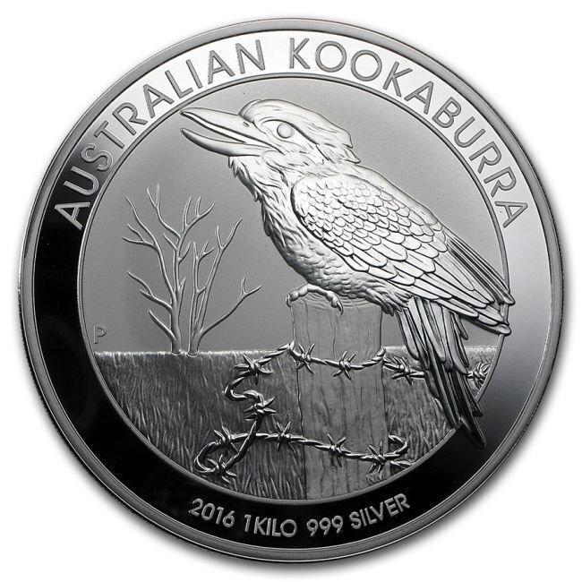 Australië. 2014 1 Kilo $30 AUD Australian Silver Kookaburra, Postzegels en Munten, Edelmetalen en Baren