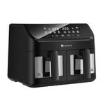 Dubbele Airfryer - Heteluchtfriteuse - 9 liter -9 Kookprogra, Verzenden, Nieuw