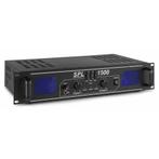 Retourdeal - SkyTec 2 x 750W DJ PA versterker SPL1500 met EQ, Zo goed als nieuw, Verzenden