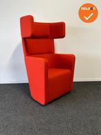 Bene Parcs Wing Chair - Fauteuil - Refurbished - Rood ges..., Werkplek, Ophalen of Verzenden, Gebruikt, Overige typen