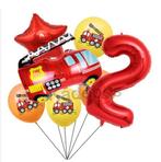 Folie ballonnen | brandweer | cijfer 2 - 4 - 5 | verjaardag, Nieuw, Ophalen of Verzenden