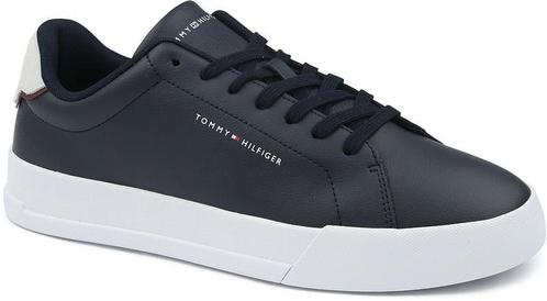 Tommy Hilfiger Sneaker Leather Court Navy maat 41 Heren, Kleding | Heren, Schoenen, Blauw, Nieuw, Verzenden