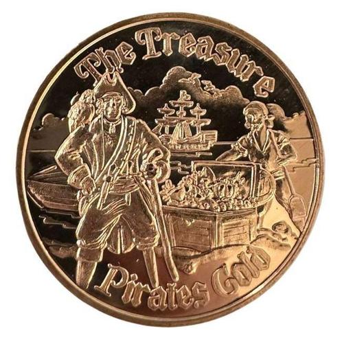 Verenigde Staten. 100 x 1 oz The Treasure Pirates Gold 999, Postzegels en Munten, Edelmetalen en Baren