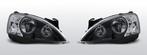 Koplampen Angel Eyes | Opel Corsa C 2000-2006 | zwart, Verzenden, Nieuw