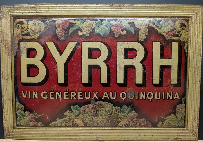 Byrrh - BYRRH - Reclamebord - Metaal, Antiek en Kunst, Antiek | Wandborden en Tegels
