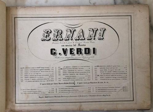 Verdi Donizetti Mercadante Bellini - Ernani Attila La, Antiek en Kunst, Antiek | Boeken en Bijbels