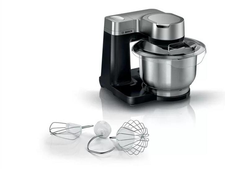 Bosch MUMS2VM00 - Keukenmachine - 900W 3,8L roestvrijstaal -, Witgoed en Apparatuur, Keukenmixers, Zo goed als nieuw, Verzenden