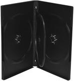 MediaRange | DVD Videobox | 15mm | 3 Disc | Zwart | 50 Stuks, Computers en Software, Beschrijfbare discs, Verzenden, Nieuw