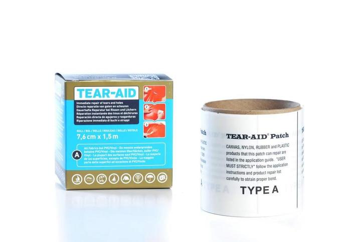 Tear-Aid Reparatie tape Type A - 7.6 cm x 1.5 meter rol, Watersport en Boten, Accessoires en Onderhoud, Ophalen of Verzenden