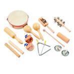 TickiT - houten muziekinstrumenten - percussieset - 16-delig, Nieuw