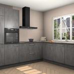 Beton antraciet keuken Kazan 22064, Verzenden, Nieuw