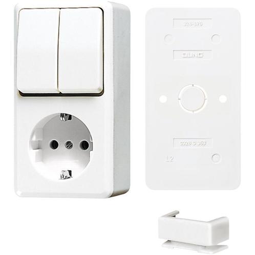 Jung AP600 serie RA-combinatie met bundel - B675AWW, Doe-het-zelf en Verbouw, Elektra en Kabels, Overige typen, Nieuw, Verzenden