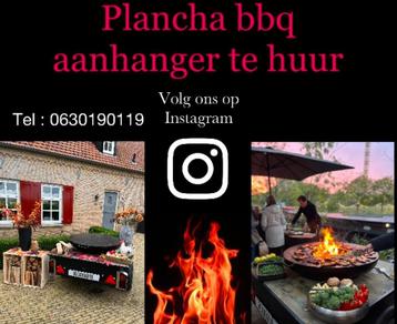 Plancha bbq aanhanger te huur beschikbaar voor biedingen