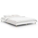 Bedframe 140x190 Wit Hout | Tweedekansje | Goedkoop Slapen!, Huis en Inrichting, Wit, Hout, Nieuw, Tweepersoons