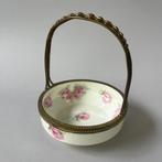 Schaal - Antique Max Roesler Dresden - Floral: Roses - Gilt