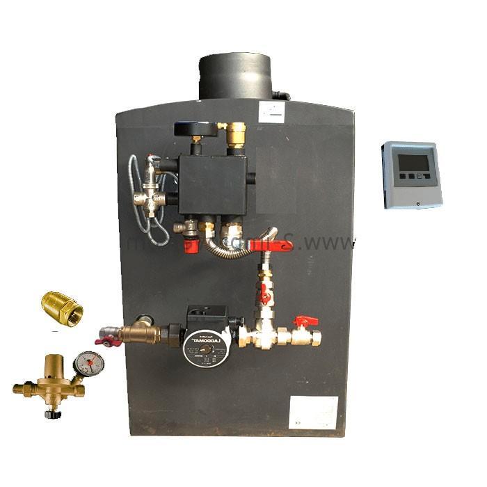 Complete aansluit set cv-houtkachel voor buffervat (Uni 2A), Doe-het-zelf en Verbouw, Geisers en Boilers, Verzenden