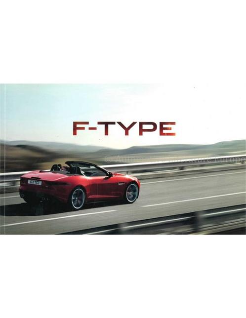 2013 JAGUAR F TYPE CABRIOLET BROCHURE DUITS, Boeken, Auto's | Folders en Tijdschriften