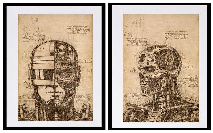 Boriani - Robocop vs Terminator, DaVinci, limited edition, Verzamelen, Film en Tv
